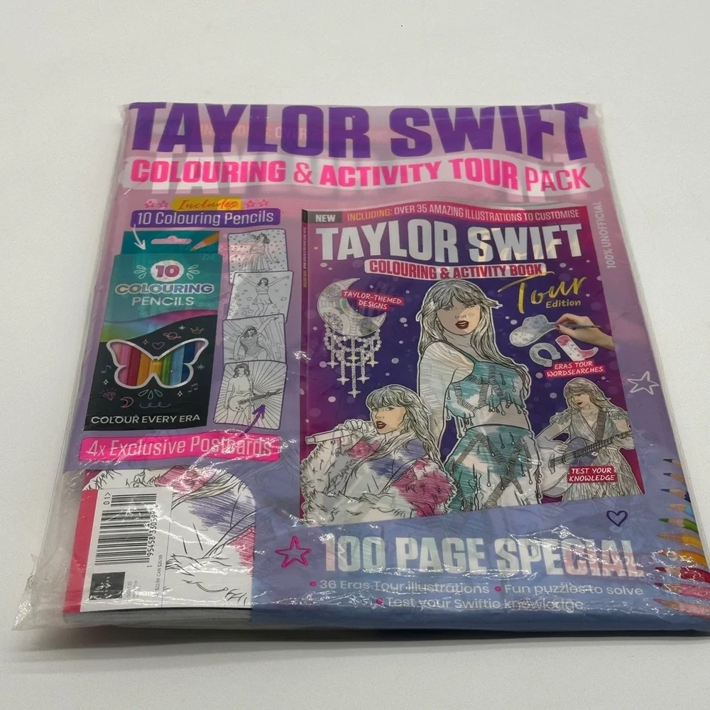 TAYLOR SWIFT Tour Edition COLORING‎ & ACTIVITY BOOK Designs 35+ ILUSTRATIONS